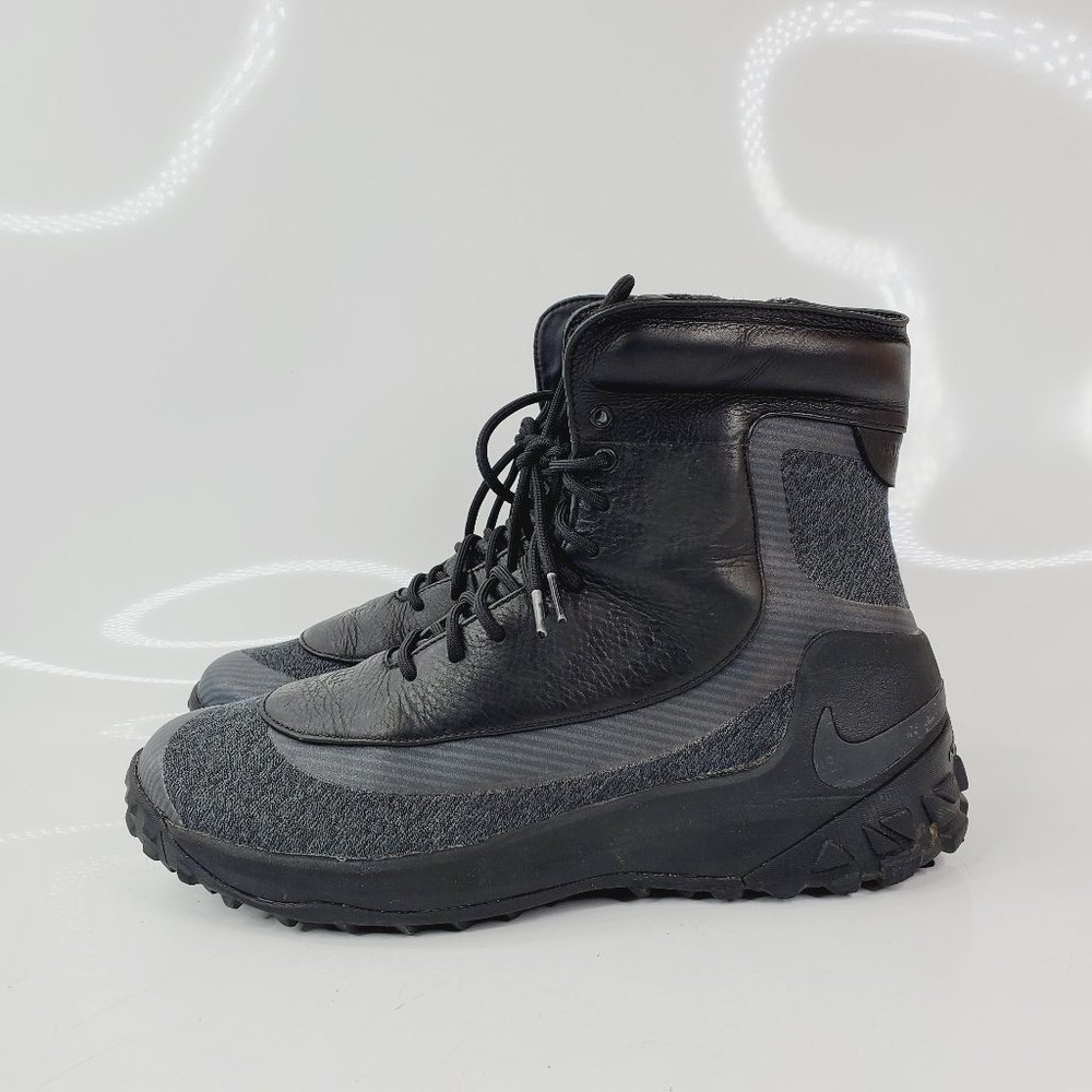 Nike Zoom Kynsi Jacquard 806973-001 Mens Black Waterproof Ankle Boots Size 10
